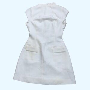 The Commense Elegant A-line Mini Dress in White Size S With Tag